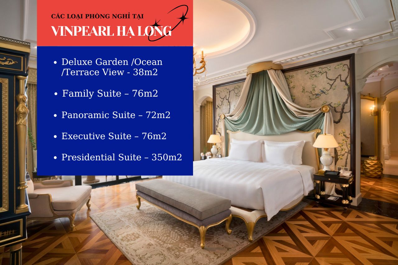 Hệ thống phòng nghỉ của Vinpearl Hạ Long