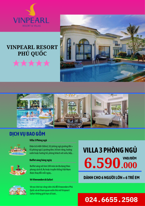 VILLA VINPEARL PHU QUOC 3 PHONG NGU