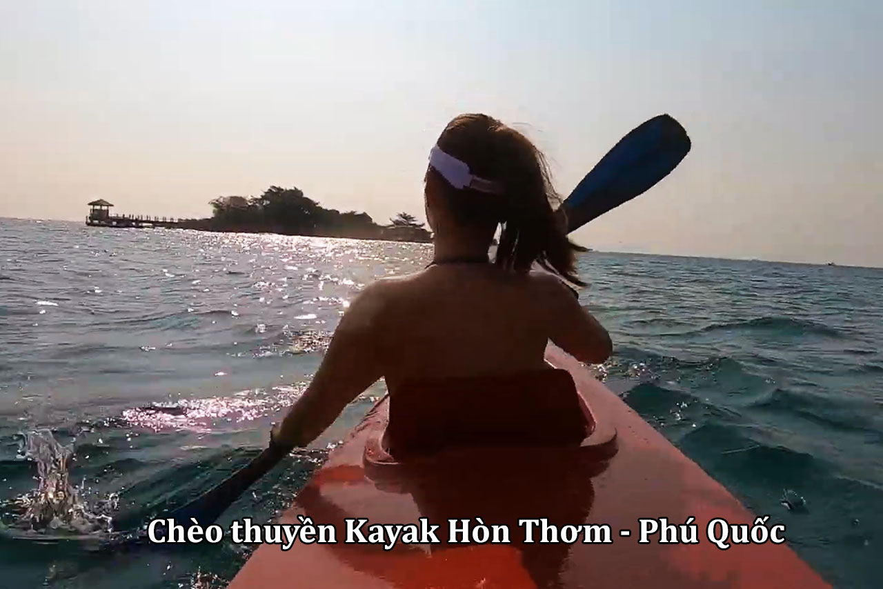cheo kayak o hon thom phu quoc