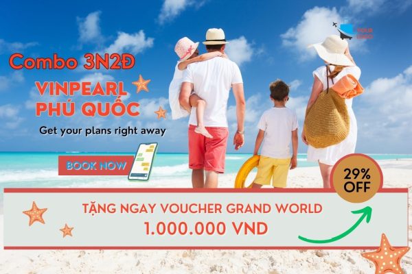 Combo Vinholidays Fiesta Phú Quốc 3 Ngày 2 đêm 1 150 000