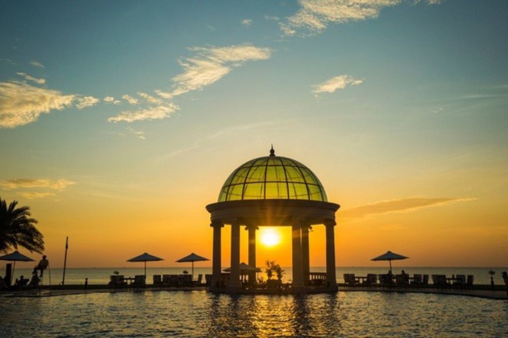 hoàng hôn ở vinpearl phú quốc