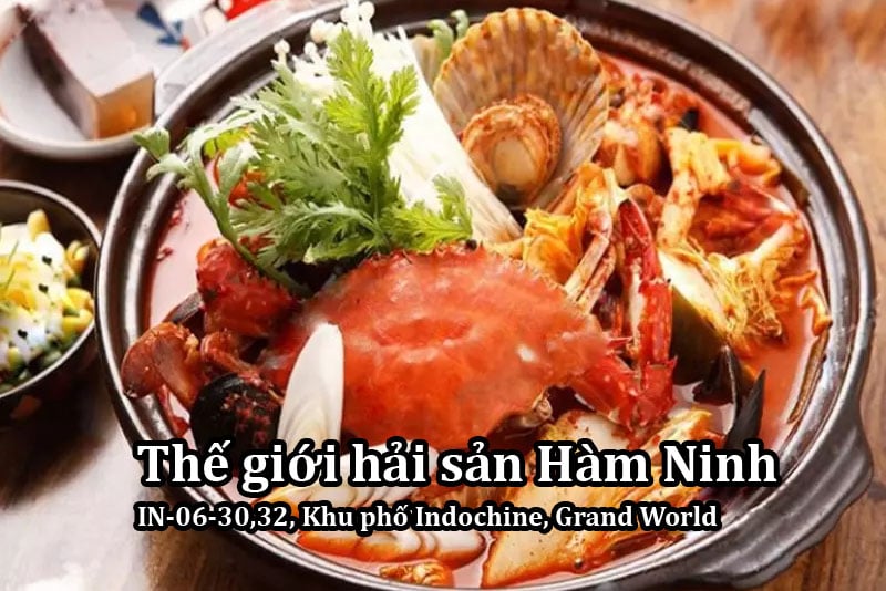 Địa chỉ của Hải sản Hàm Ninh - Grand World Phú Quốc là gì?
