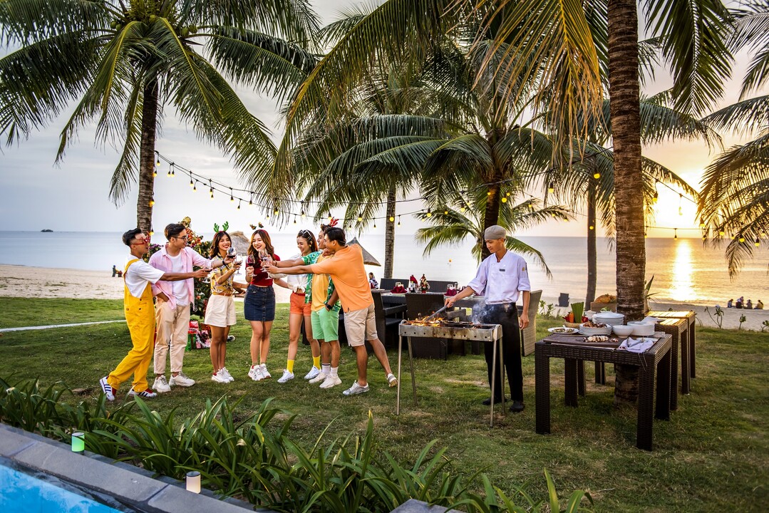 Tiệc BBQ tại villa vinpearl