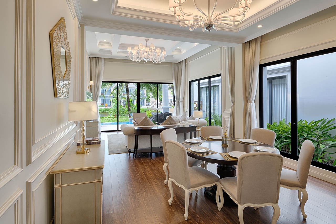 Villa 1 phòng ngủ Vinpearl Phú Quốc + phòng khách + Phòng bếp
