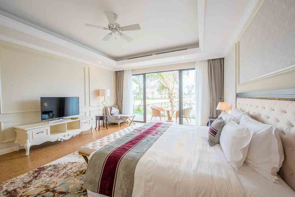 Phòng ngủ villa 4 ngủ Vinpearl Phú Quốc